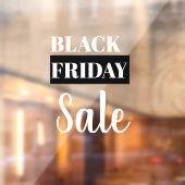 Moderne winkelruit Zwart Vrijdag aanbieding raamfo Raamsticker (Vel 2)