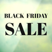 Moderne winkelruit Zwart Vrijdag aanbieding raamfo Raamsticker (Vel 3)