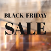 Moderne winkelruit Zwart Vrijdag aanbieding raamfo Raamsticker (Vel 2)