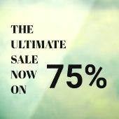 Moderne winkelvensterverkoop raamsticker (Vel 3)