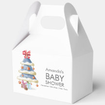 Moderne Winter Boog Kerstboom Baby Shower