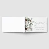 Moderne winter bruiloft gastenboek (Volledig)