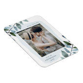 Moderne Winter Foliage vakantie foto Magneet (Rechterzijde)