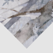 Moderne Winter Vorst Sneeuwman Viering TMF26 Tissuepapier (Detail)
