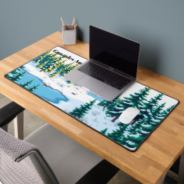 Moderne Winter Yellowstone Schildering Bureaumat
