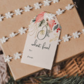 Moderne winterbloemen Oh wat leuk om van en naar t Cadeaulabel