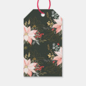 Moderne winterbloemen Oh wat leuk om van en naar t Cadeaulabel (Achterkant)