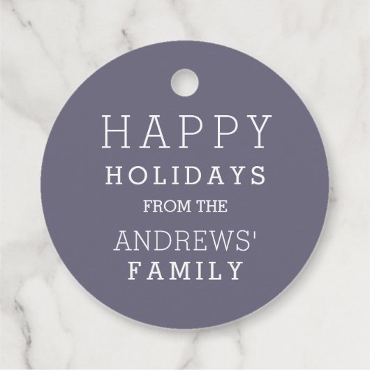 Moderne winterbomen met winterslaap bedankjes labels (Achterkant)