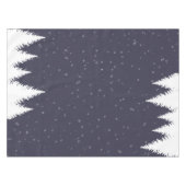Moderne winterbomen met winterslaap tafelkleed (Voorkant (Horizontaal))