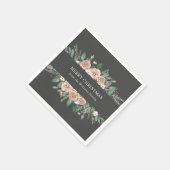 moderne winterfeestelijke kerst servet (Hoek)