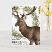 moderne  winterherten kaart (Gele Bloem)