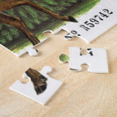 moderne  winterherten legpuzzel (Zijkant)