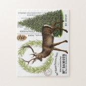 moderne  winterherten legpuzzel (Verticaal)