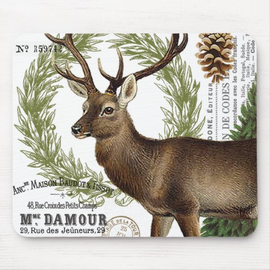 moderne  winterherten muismat (Voorkant)
