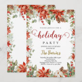 Moderne winterhouten takken Kerstmis Kaart (Voorkant / Achterkant)