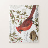 moderne  winterkardinaal legpuzzel (Verticaal)