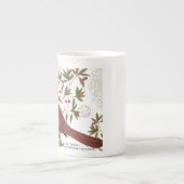 moderne  winterkardinaal porselein kop (Voorkant)