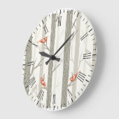 Moderne winterklok grote klok (Hoek)