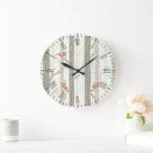 Moderne winterklok grote klok (Huis)