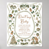 Moderne winterkou buiten zeg geen Baby-spel Poster (Voorkant)