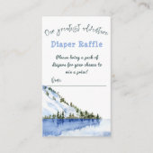 Moderne winterlandschap ons grootste avontuur informatiekaartje (Voorkant)