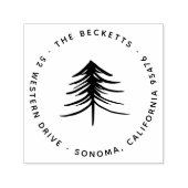 Moderne winterpijn — retouradres  zelfinktende stempel (Design)