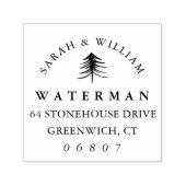 Moderne winterpijn — retouradres  zelfinktende stempel (Design)