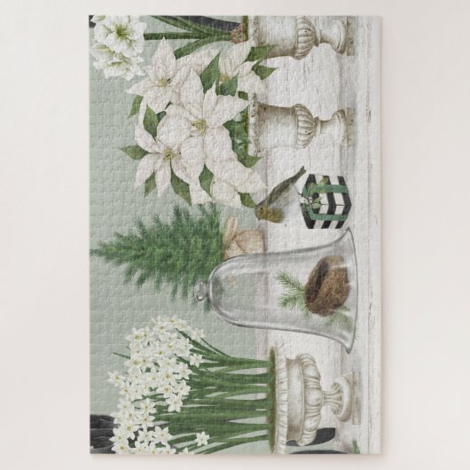 Moderne  winterpuzzel legpuzzel (Verticaal)