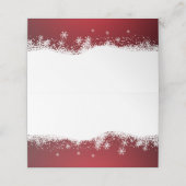 Moderne wintersneeuw  | Vakantie Plaatskaartje (Buitenkant ongevouwen)