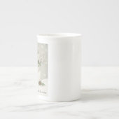 moderne  wintersneeuwman porselein kop (Voorkant)