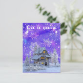 Moderne Winterspelen Briefkaart (Staand voorkant)