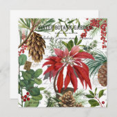 Moderne  wintertuinbloem (Voorkant / Achterkant)