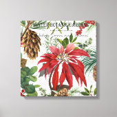 Moderne  wintertuinbloem canvas afdruk (Voorkant)