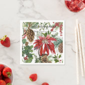 Moderne  wintertuinbloem servetten (Insitu)