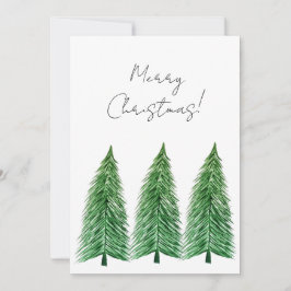 Moderne wintervakantie Country Beauty Kaart