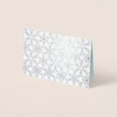 Moderne wintervakantie op internet folie kaarten (Voorkant)