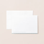 Moderne wintervakantie op internet folie kaarten (Met envelop)