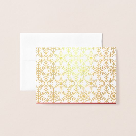 Moderne wintervakantie op internet folie kaarten (Voorkant met envelop)