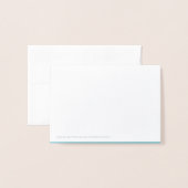 Moderne wintervakantie op internet folie kaarten (Met envelop)