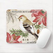 moderne wintervogel muismat (Met muis)