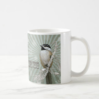 moderne winterwoudcichorei koffiemok