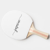 Moderne Wisse handmatige handmatige handtekening Tafeltennisbatje (Zijkant)