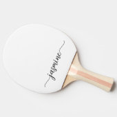 Moderne Wisse handmatige handmatige handtekening Tafeltennisbatje (Zijkant)