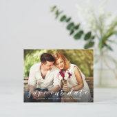 Moderne Wissels van de Foto van het Manuscript spa Aankondigingskaart (Staand voorkant)