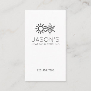 Moderne Wisselstroomverwarming en -koeling HVAC-Vi Visitekaartje