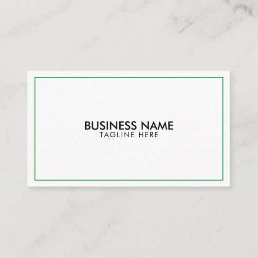 Moderne Wit- en Groen Landscaper Lawn Care-service Visitekaartje (Achterkant)