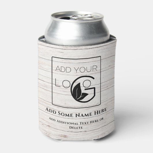 Moderne Wit voeg Uw BedrijfsKoelbox van de Logo to Blikjeskoeler (Blikje Voorkant)