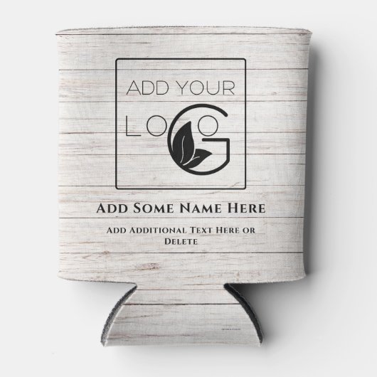 Moderne Wit voeg Uw BedrijfsKoelbox van de Logo to Blikjeskoeler (Voorkant)