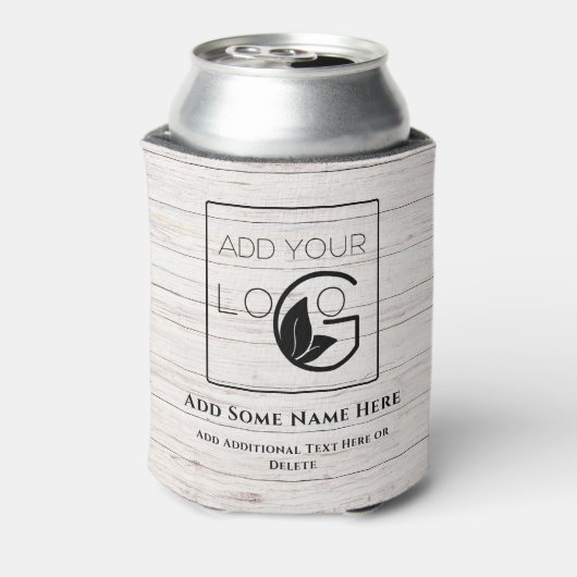 Moderne Wit voeg Uw BedrijfsKoelbox van de Logo to Blikjeskoeler (Blikje Achterkant)