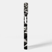Moderne Witte 3D Geometrische Hoes voor Telefoon - (Achterkant / Rechts)
